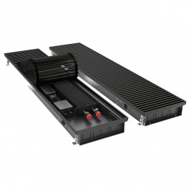 Конвектор внутрипольный Royal Thermo ATRIUM TURBO-80/180/1300-DG-U-BL