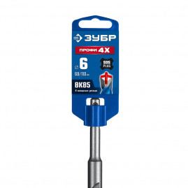 Бур SDS-plus 6 х 110 мм, СИБИН, ЗУБР, 29312-110-06