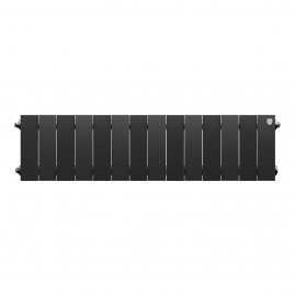 Радиатор биметаллический Royal Thermo PianoForte 200 Чёрный- 14 секц.