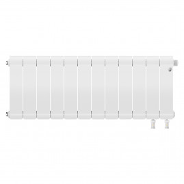 Радиатор биметаллический Royal Thermo Infinity 300 Bianco Traffico VR80 - 12 секц.