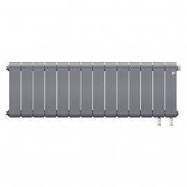 Радиатор биметаллический Royal Thermo Infinity 300 Silver Satin VR80 - 14 секц.