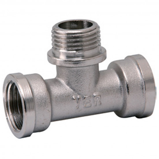 Тройник VIEIR ВНВ 1/2"х1/2"х1/2" никел. TFHFN333