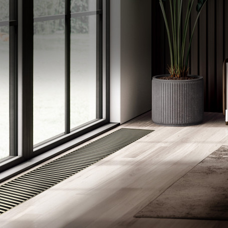 Конвектор внутрипольный Royal Thermo ATRIUM TURBO-150/400/900-DG-U-LB