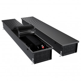 Конвектор внутрипольный Royal Thermo ATRIUM TURBO-150/250/1100-DG-U-BL