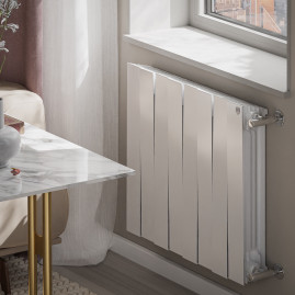 Радиатор биметаллический Royal Thermo PianoForte 500 Белый - 8 секц.