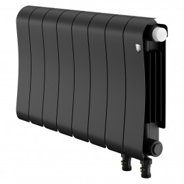 Радиатор биметаллический Royal Thermo Infinity 300 Noir Sable VR80 - 8 секц.