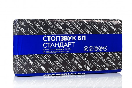 СТОПЗВУК БП Стандарт (1,2м х 0,6м х 50мм) 4шт. 2,88м2