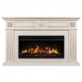Портал Firelight Siena 42, слоновая кость с золотой патиной