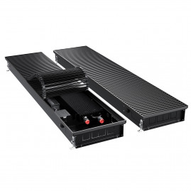 Конвектор внутрипольный Royal Thermo ATRIUM TURBO-90/300/800-DG-U-BL