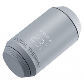 Термостат радиаторный электронный Royal Thermo Smart Heat 2.0, серебристый