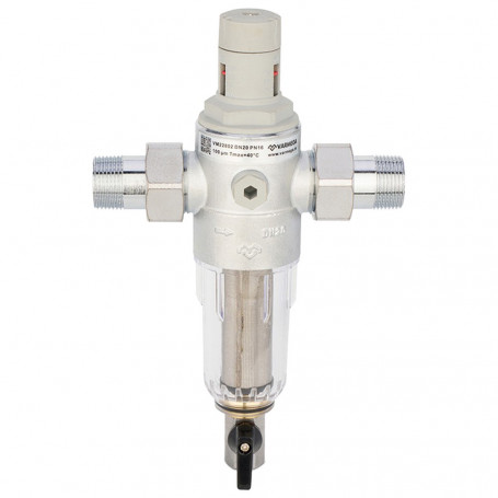 Фильтр сетчатый VARMEGA промывной, комбинированный 3/4", PN16, для ХВС, VM22802