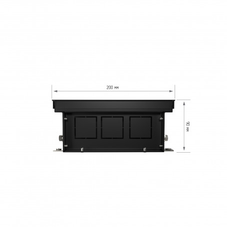 Конвектор внутрипольный Royal Thermo ATRIUM-190/400/2700-DG-U-NA