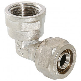 Угольник обжимной с ВР 16*1/2" внутренняя резьба (Valtec)