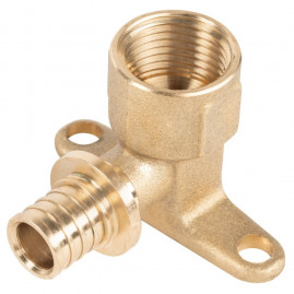 Угол Royal Thermo ritable аксиальный настен. (водорозетка) латунь 20х1/2