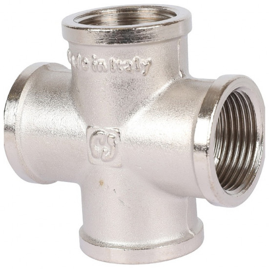 Крестовина STOUT никелированная ВВ 3/4 SFT-0031-000034
