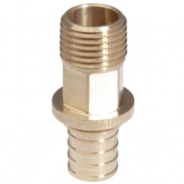 Переходник REHAU НР 25-1/2" RX+ , бронза