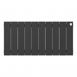 Радиатор биметаллический Royal Thermo PianoForte 300 Чёрный - 10 секц.