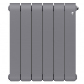 Радиатор биметаллический Royal Thermo Infinity 500 Silver Satin - 6 секц.