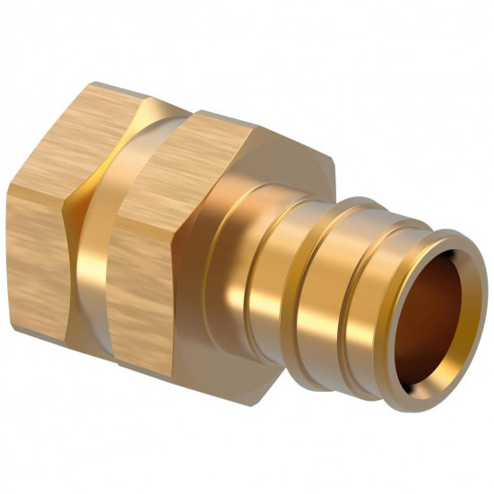 Штуцер латунь ВР 20х1/2" с внутренней резьбой (Uponor Q&amp;E) уп. 60 шт (1023010)