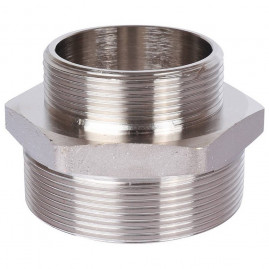 Ниппель STOUT НН переходной никелированный 2"1/2X2 SFT-0004-002122