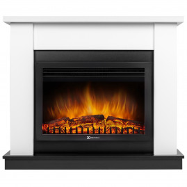 Каминокомплект Firelight: Очаг EFP/P-2520LS N , портал Canto 25 белый